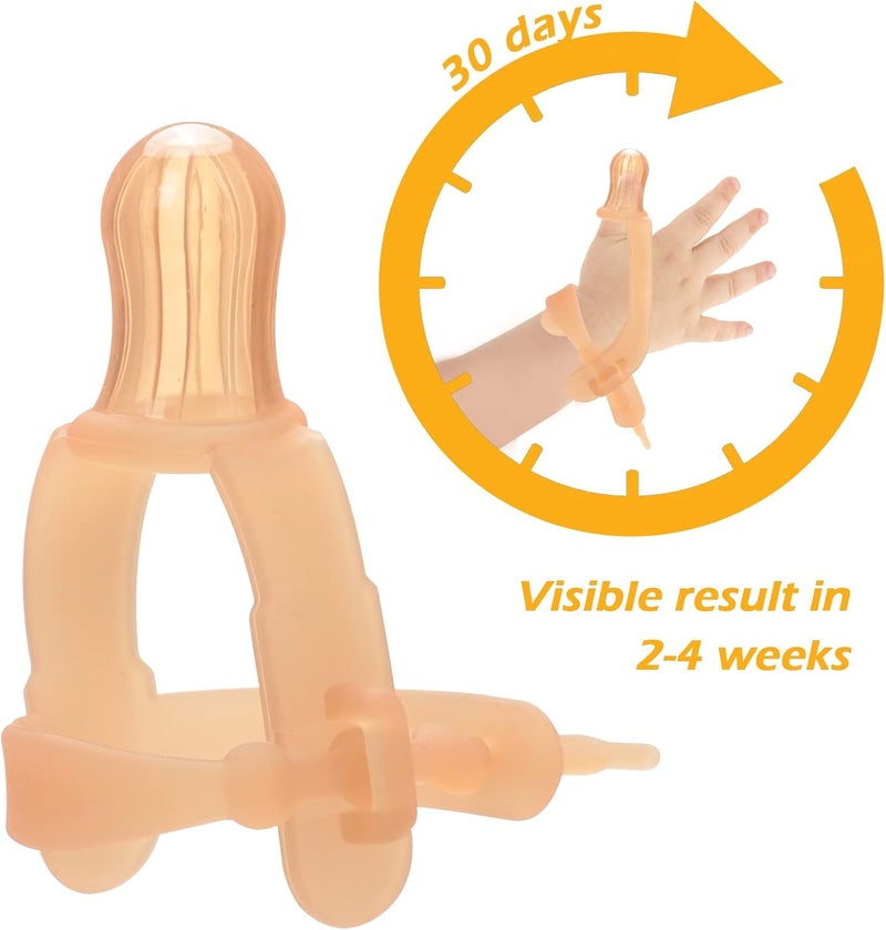 Elfzone Thumb Sucking Stop for Kids - 15 Months Baby - Adjustable Thumb Guard for Thumb Sucking Silicone Thumb Sucking Treatment Kit,Suitable for 0.5-0.7"Thumbs and 1.6-1.95" Wide Wrist - Image 5